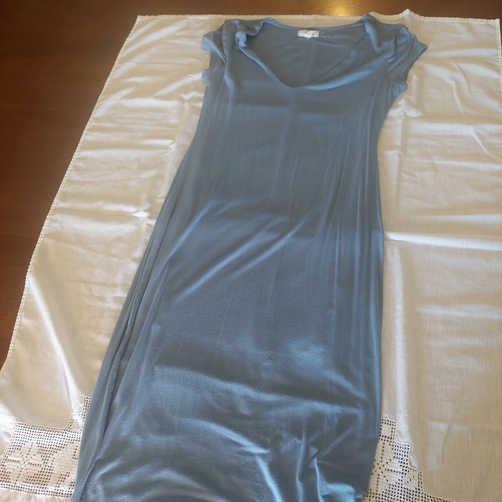 See You Monday Blue Midi Dress